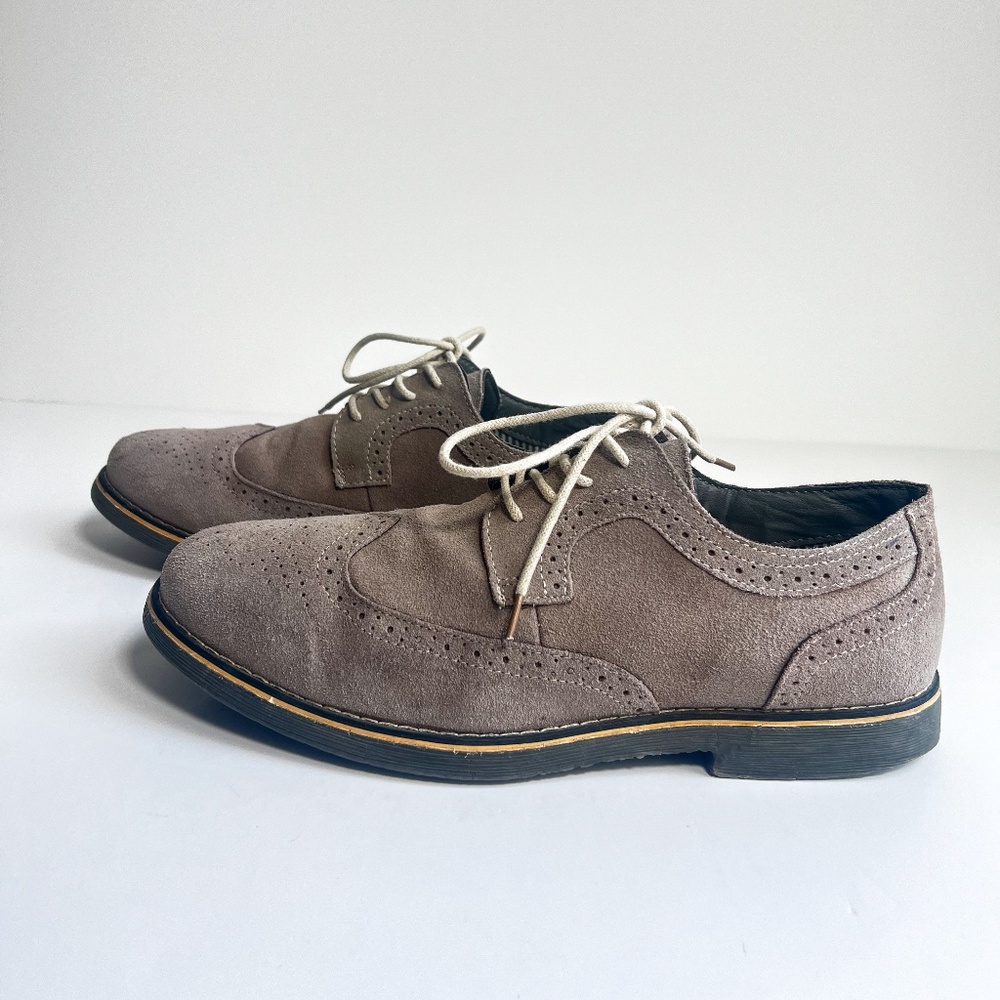 Alpine Swiss Suede Leather Men’s Dress Shoe